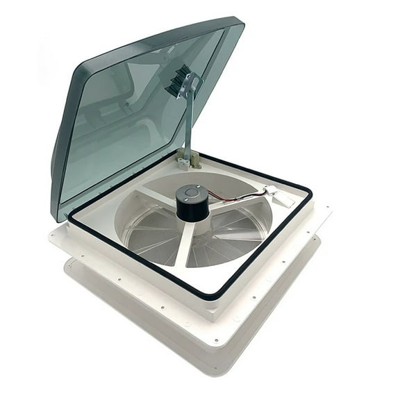 14 Inch Skylight Roof Vent ASA Acrylic Rv Skylight Windows with Turbo Fan