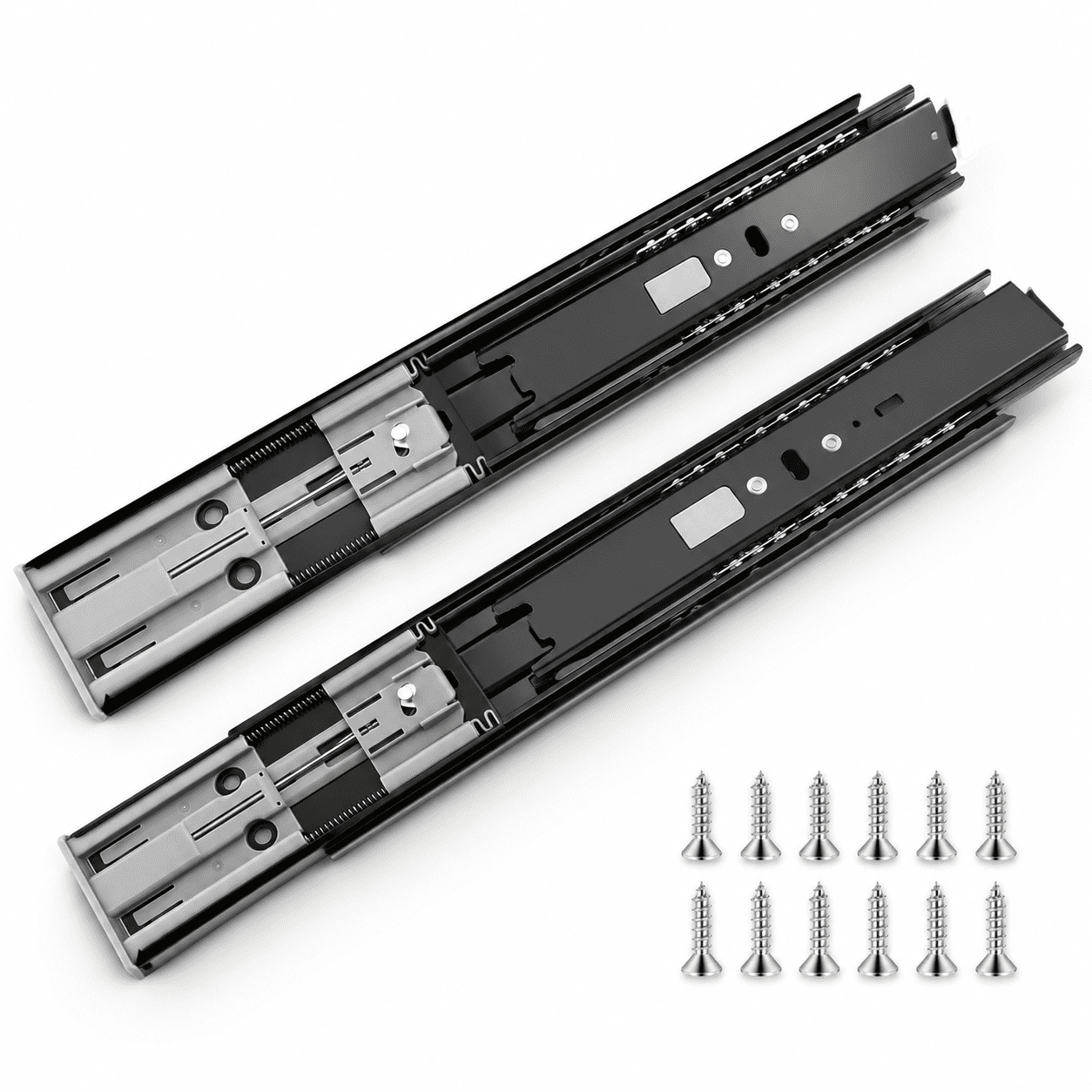 14 Inch Soft Close 3 Fold Full Extension Side Mount Cabinet Drawer ...