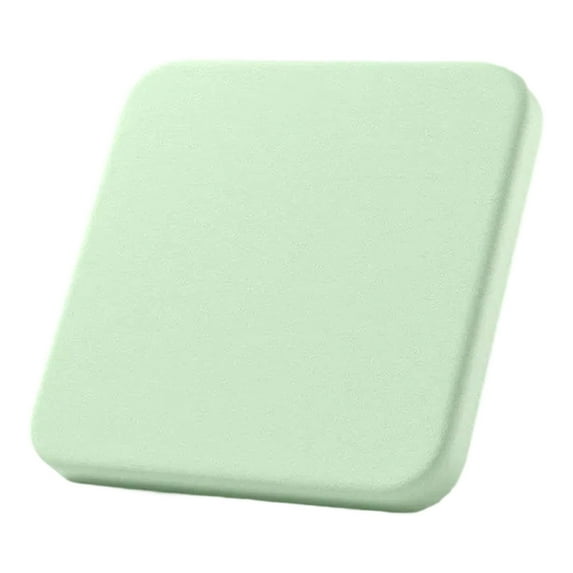 14 Inch Square Stool Cushion with Non- Back, 1.2" Thick Memory Foam Seat Pad for Counter Stools, Dining Chairs, Office, Bar, Bistro â Breathable & Washable