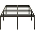 14 Inch Twin Bed Frames Rounded Corner Legs Heavy Duty Platform Twin