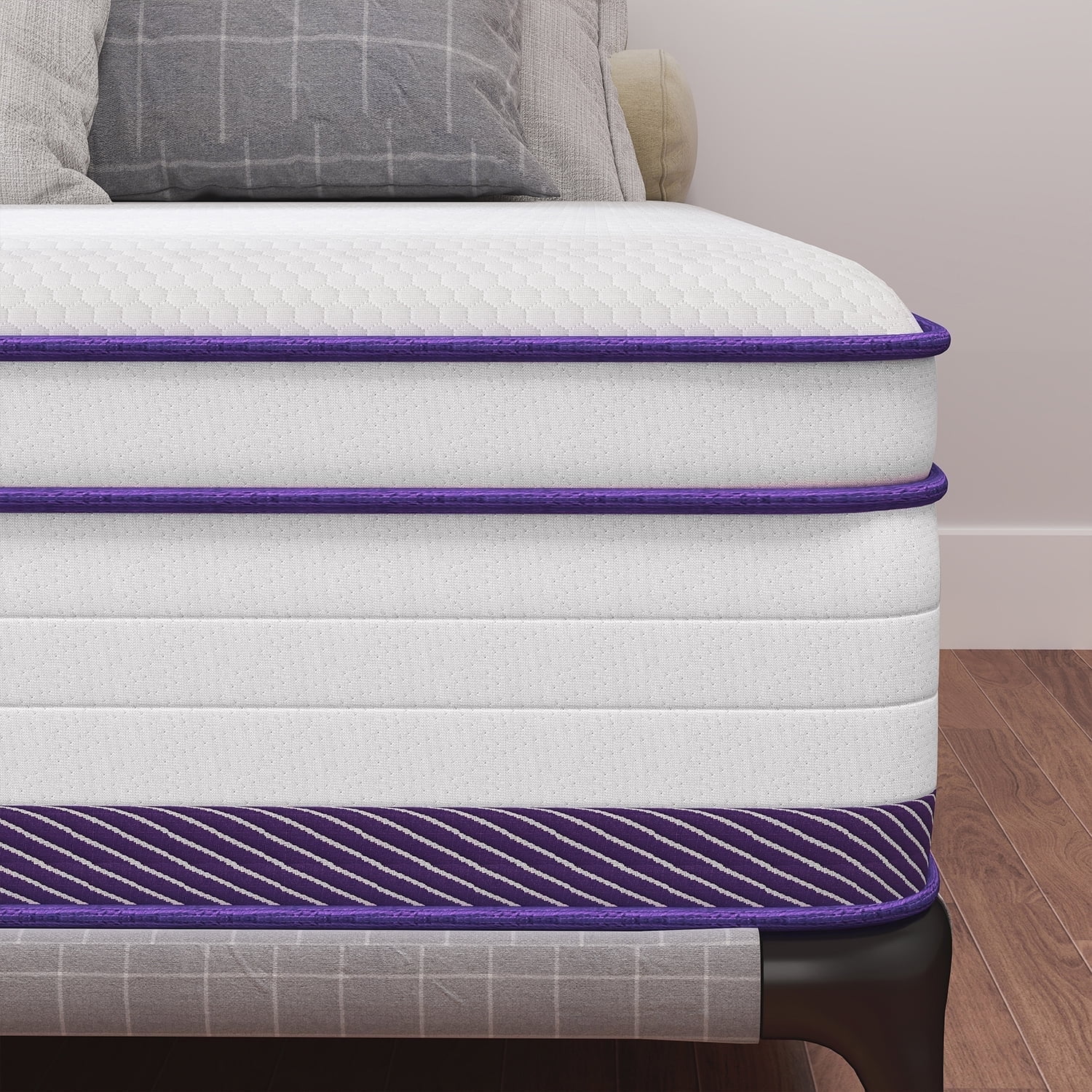 lemontalking 14 Inch Twin Hybrid Memory Foam Firm Coil Mattress Medium Firm Construction Sleep Experience