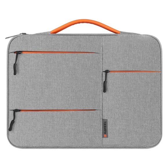 14 Inch Universal Business Laptop Handbag Waterproof Multiple-layer Protection PU Handle