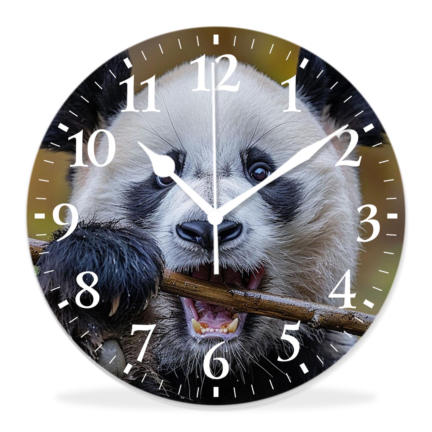 14 Inch Wall Clock Battery Operated Silent Clock Decorative for Office ...