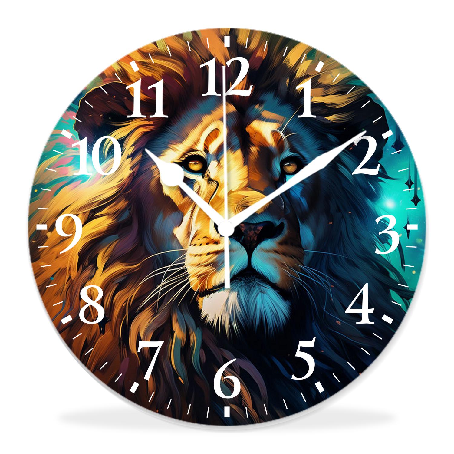 14 Inch Wall Clock Battery Operated Silent Clock Decorative for Office ...