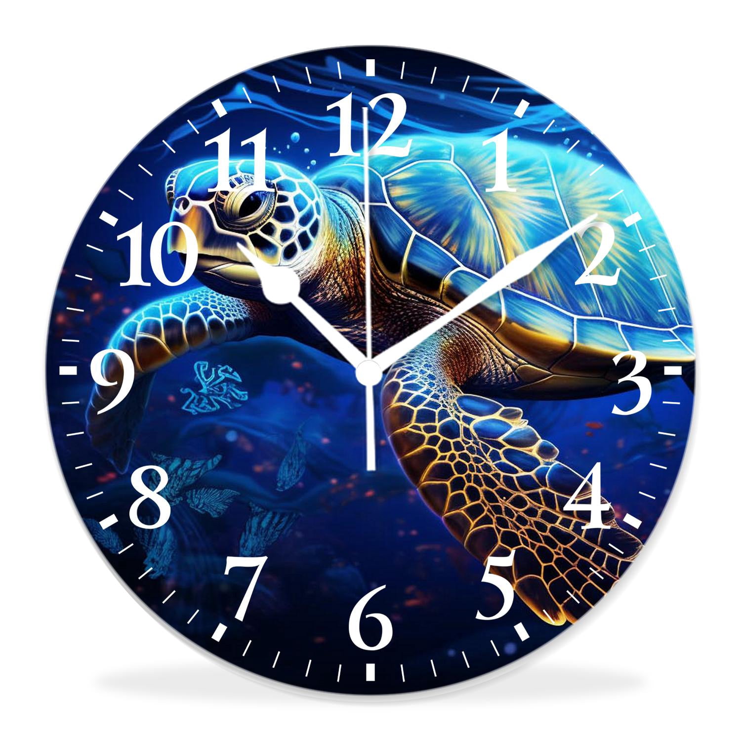 14 Inch Wall Clock Battery Operated Silent Clock Decorative for Office ...