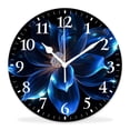thumbnail image 1 of 14 Inch Wall Clock Battery Operated Silent Clock Decorative for Office, Kitchen, Outdoor, Living Room，Star Galaxy Star Sunflower Beautiful, 1 of 4