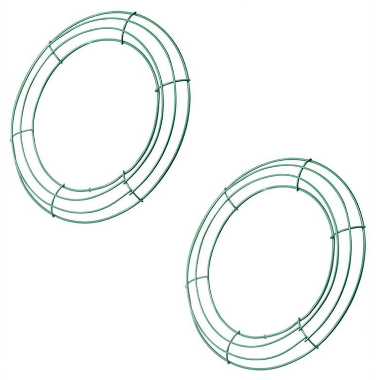 Darice Metal Wreath Form Green 14 Inches
