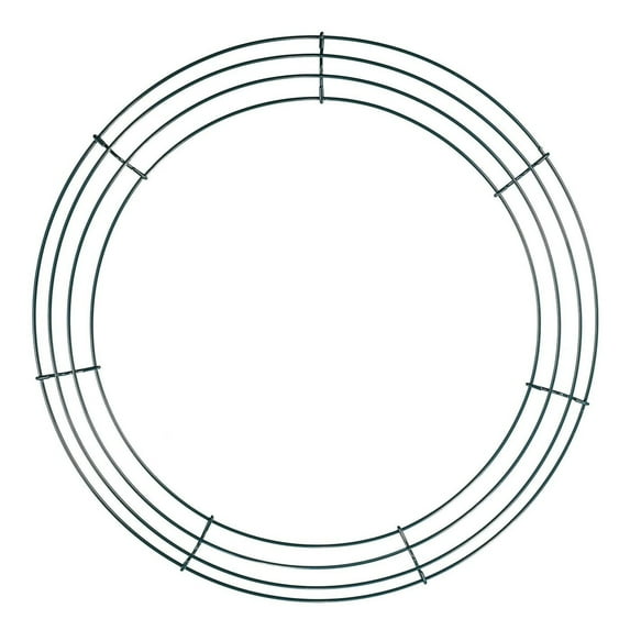 Wire Wreath Frame 14 Inch Metal Wreath Form Wreath Ring for DIY Front Door Wreaths Christmas Wedding Garden Home Halloween Decorations Outdoor 1PC