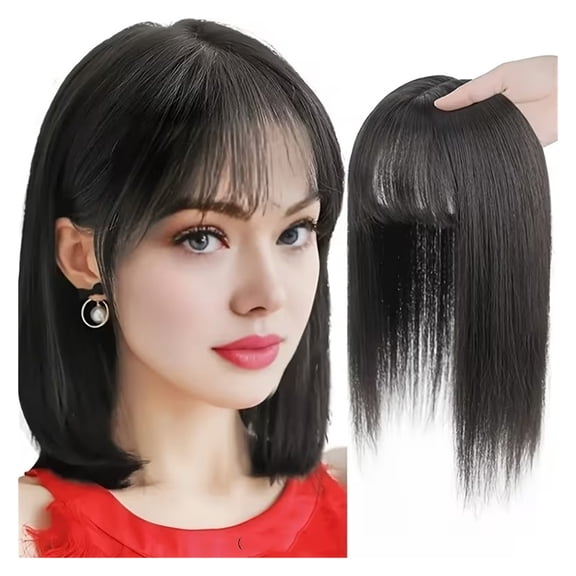 14-Inch Women's Headband with Bangs - Lightweight Hair Cap for Enhanced Volume and Style