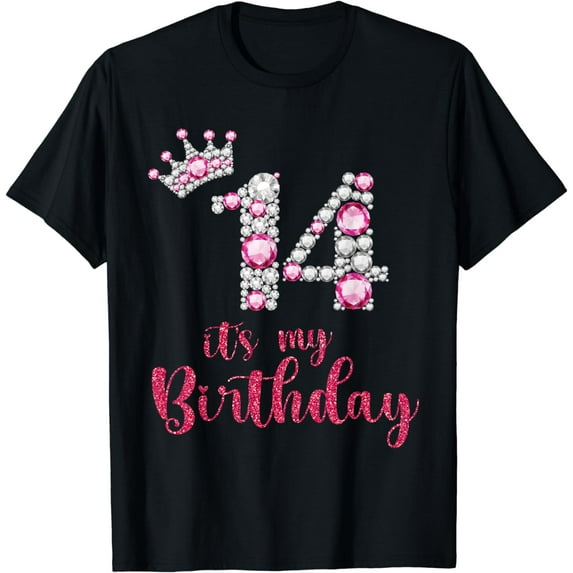 14 It's My Birthday 14th Birthday 14 Years Old Bday T-Shirt