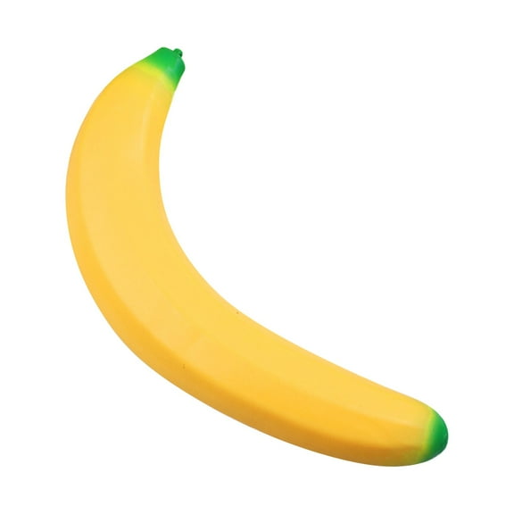 14" Jumbo Squishy Banana - Giant Fruit Soft Novelty Toy for Adults - Tactile Stress Relief Squeeze Toy - Funny Easter Gag Gift & Coworker Birthday Present