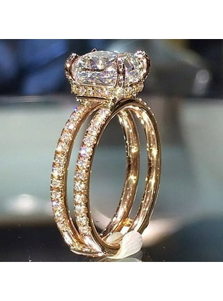 Double gold ring design deals