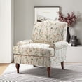 thumbnail image 1 of Upholstered Accent Chair with Wide Back, Lounge Removable Cushion Seating for Home Living Room Spring, 1 of 7