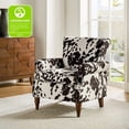 thumbnail image 1 of Armchair Accent Chair Cowhide Pattern Upholstered Living Room Chair, 1 of 9