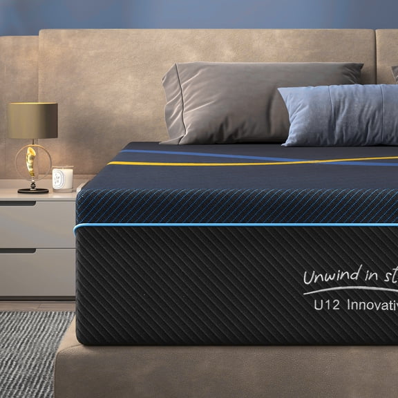 14" King Gel Memory Foam Mattress, Medium Firm with Cooling Comfort, CertiPUR-US, Washable Cover