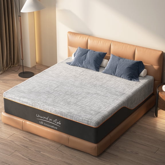 14" King Gel Memory Foam Mattress, Medium Firm with Pressure Relief, CertiPUR-US, Washable Cover