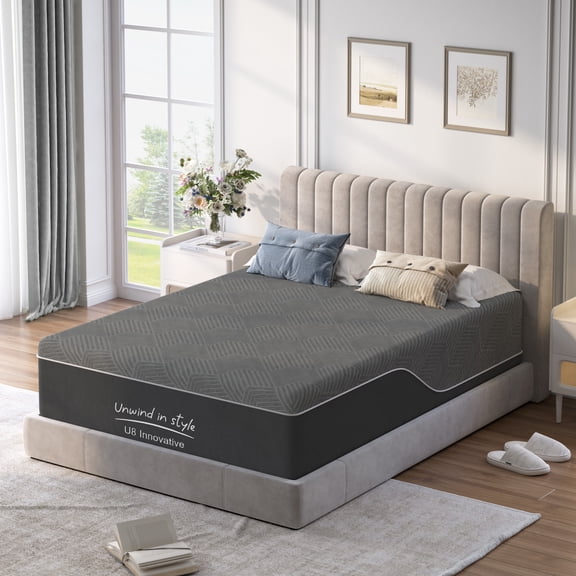14" King Gel Memory Foam Mattress in a Box, Medium Firm with Pressure Relief, CertiPUR-US, Washable Cover