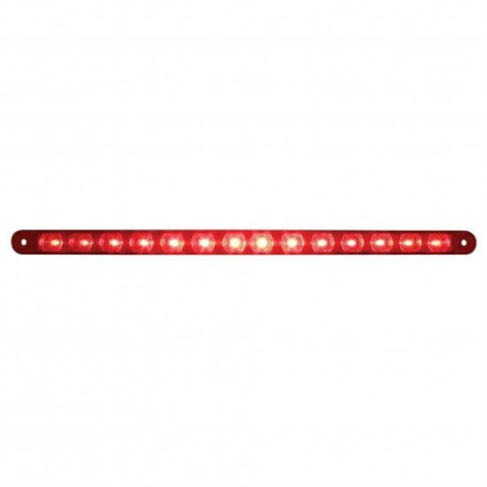 United Pacific 38947 14 LED 12" Stop, Turn & Tail Light Bar, Red