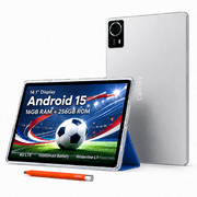 Callsky 14.1 Tablet, Android 15, LTE, 16GB RAM, 256GB, FHD+, Leather Case & Stylus
