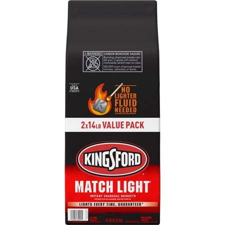 14 Lbs. Match Light Instant Charcoal Briquettes (2-Pack)