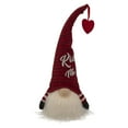 thumbnail image 1 of 14" Lighted Red Striped 'Kiss Me' Valentine's Day Gnome, 1 of 7