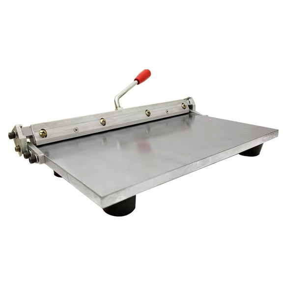 14" Manual Stainless Steel Folding Machine Wallet Creasing Machine Leather Gluing Flanging Machine