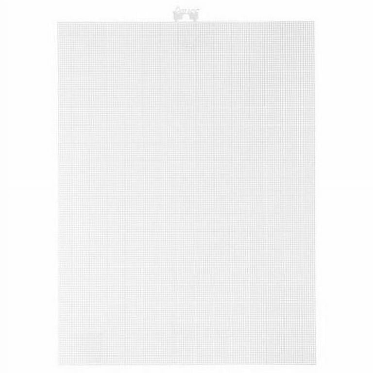 14 Mesh Count White Plastic Canvas 11 x 8.5 Inch 3 Sheets 