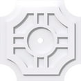 thumbnail image 1 of 14"OD x 1"ID x 4 1/2"C x 1"P Haus Architectural Grade PVC Contemporary Ceiling Medallion, 1 of 11
