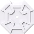 thumbnail image 1 of 14"OD x 1"ID x 4 3/4"C x 1"P Logan Architectural Grade PVC Contemporary Ceiling Medallion, 1 of 11