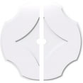 thumbnail image 1 of 14"OD x 1"ID x 4 3/4"C x 1"P Percival Architectural Grade PVC Contemporary Ceiling Medallion, Two Piece, 1 of 11