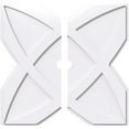 thumbnail image 1 of 14"OD x 1"ID x 4 3/4"C x 1"P Titus Architectural Grade PVC Contemporary Ceiling Medallion, Two Piece, 1 of 11