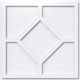 thumbnail image 1 of 14"OD x 4 3/4"C x 1"P Embry Architectural Grade PVC Contemporary Ceiling Medallion, 1 of 11
