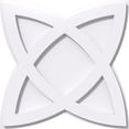 thumbnail image 1 of 14"OD x 5 1/4"C x 1"P Cosmo Architectural Grade PVC Contemporary Ceiling Medallion, 1 of 4