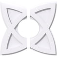 thumbnail image 1 of 14"OD x 5"ID x 5 1/4"C x 1"P Cosmo Architectural Grade PVC Contemporary Ceiling Medallion, Two Piece, 1 of 11