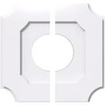 thumbnail image 1 of 14"OD x 5"ID x 8 1/4"C x 1"P Locke Architectural Grade PVC Contemporary Ceiling Medallion, Two Piece, 1 of 11