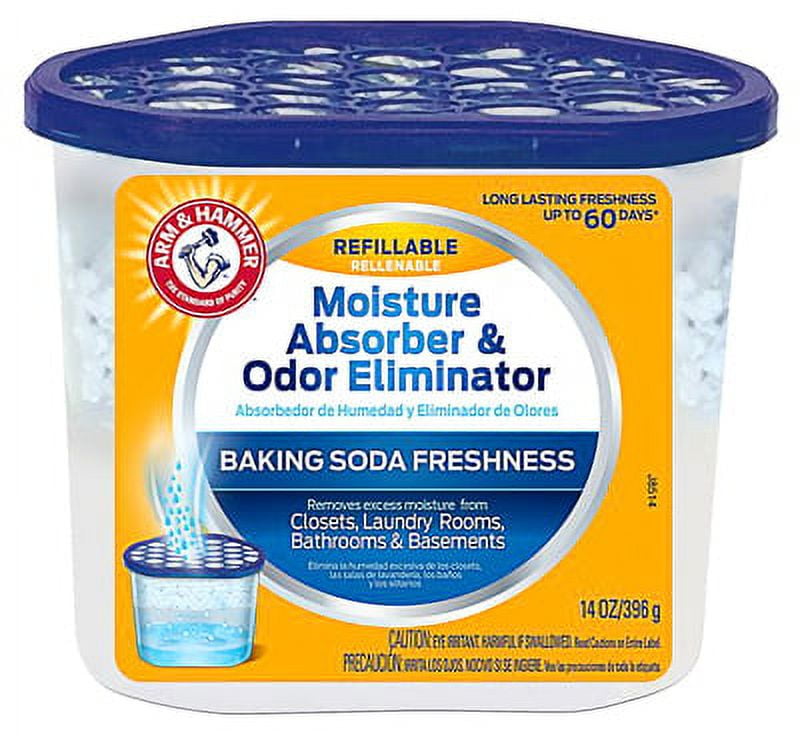 14 OZ Arm & Hammer Tub Moisture Absorber & Deodorizer, Baking Soda
