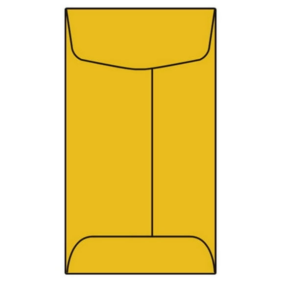 #14 Open End Policy Envelopes, 5" x 11-1/2", 28#, Roptex, Tan / Brown Kraft (Box of 500)