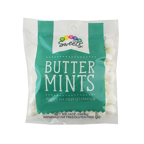 14 Ounce Appx. From Party Sweets Hospitality Mints White Buttermints 100 Pieces