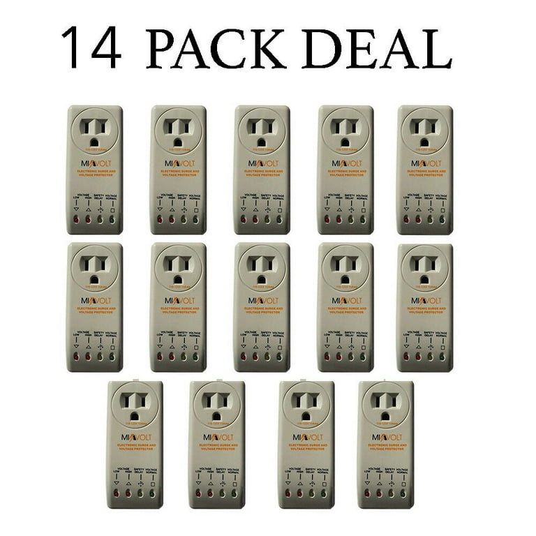 14 PACK New Refrigerator 1800 Watts Voltage Brownout Appliance Surge  Protector 