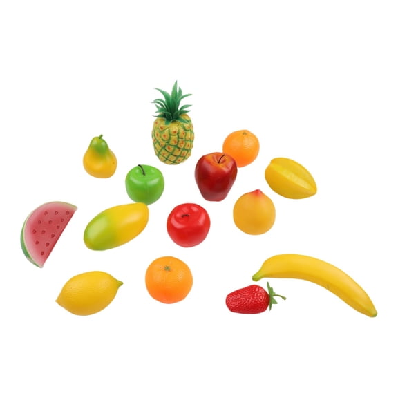 14 PCS Realistic Artificial Fruit Set - for Decor & Centerpieces