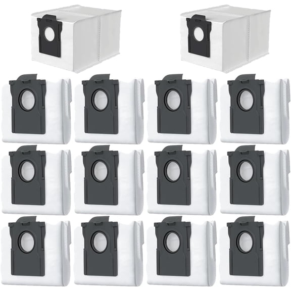 14 Pack Dust Bags Compatible with Dreame X30 Ultra / X40 Ultra /X50 Ultra/Ultra/L10s Ultra Gen 2/L10s Pro Ultra / L10s Pro Ultra Robot Vacuum Cleaner, 3 L Large Capacity