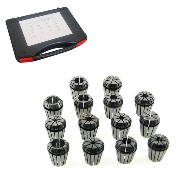 14 Pack ER20 Spring Collet Set 1/16 -1/2 inch Collet Chuck for CNC Engraving Machine & Milling Lathe Tool