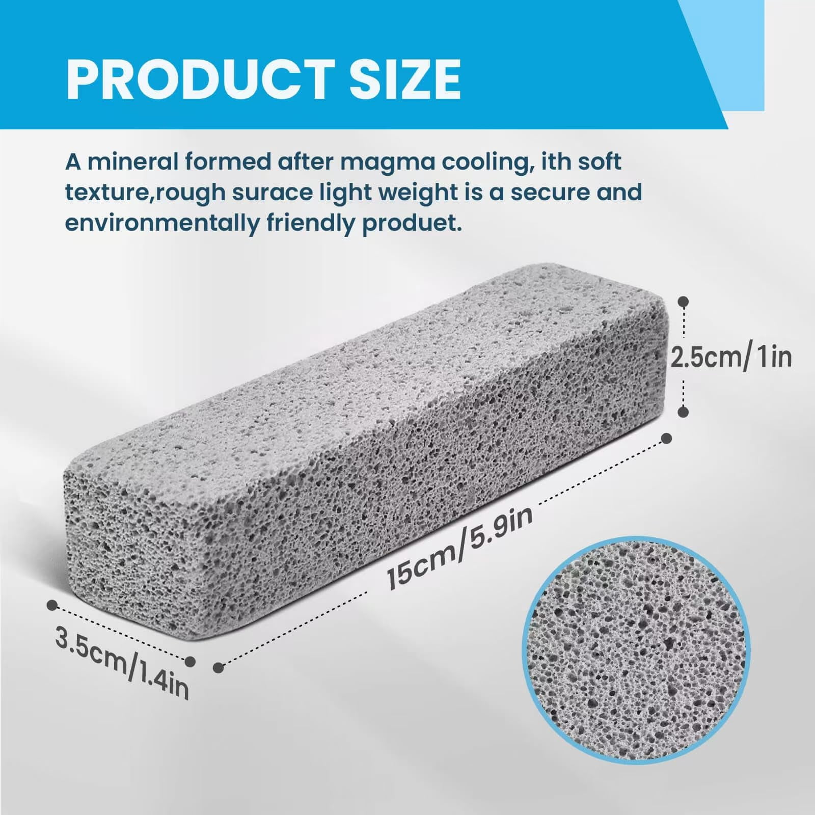 14 Pack Pumice Stone Toilet Bowl Cleaner Natural Stone for Bath Tub ...