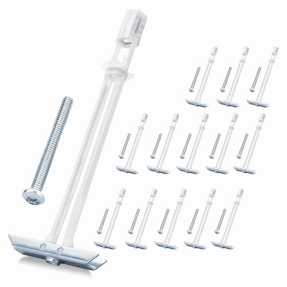 14 PackHeavy Duty Drywall Anchor Kit for TV Mounting,3/16"-24 Drywall Anchor with Included Bolts