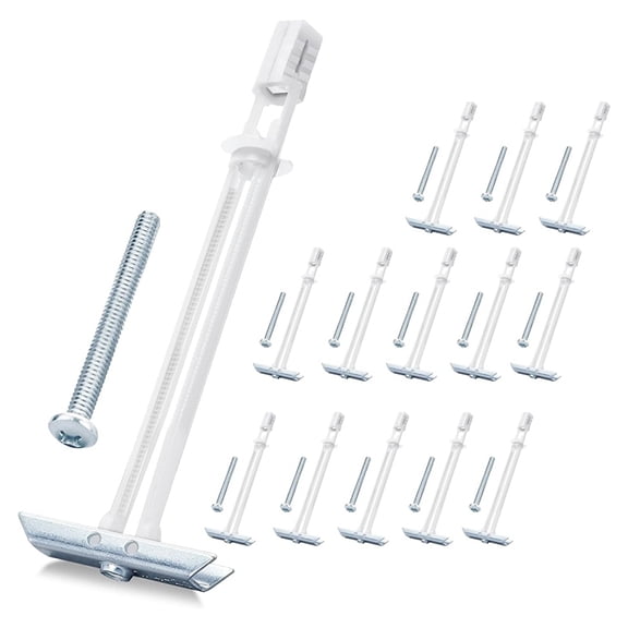 14 PackHeavy Duty Drywall Anchor Kit for TV Mounting,3/16"-24 Drywall Anchor with Included Bolts