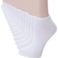 thumbnail image 1 of 14 Pairs Low Cut Ankle Socks for Men/Women Thin Athletic Sock Pack Socks, 1 of 8