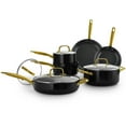 thumbnail image 1 of 14 Pc Ceramic Nonstick Cookware Set With 4 Cooking Utensil, Oven & Dishwasher Safe, 1 of 9