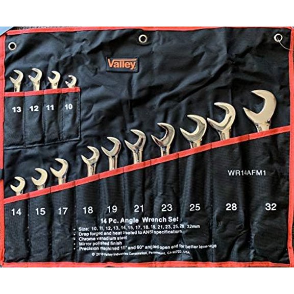 14 Pc Metric Combination Angle Wrench Set$$Tools & Hardware Other