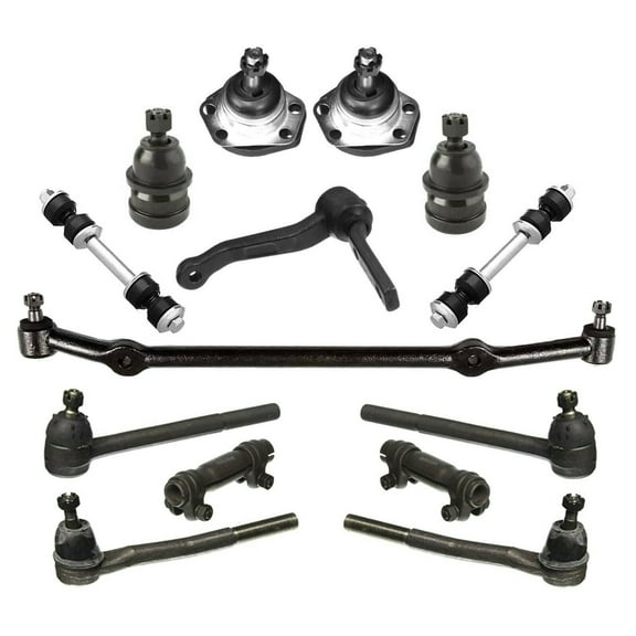 14 Pc Upper & Lower Ball Joints Adjusting Sleeves Tie Rod Ends Center Link Idler Arm Front Complete Suspension Set Fits select: 1978-1996 CHEVROLET CAPRICE, 1995-1996 CHEVROLET CAPRICE / IMPALA