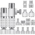 thumbnail image 1 of 14 Pcs Airbrush Adapter Set Quick Disconnect Fittings Hose Quick Release Adapter, 1 of 7